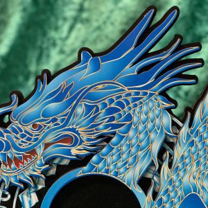 Artistic wooden display piece