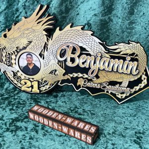 Hand-engraved wooden pattern