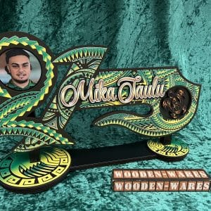 Green turtle woodenwares design