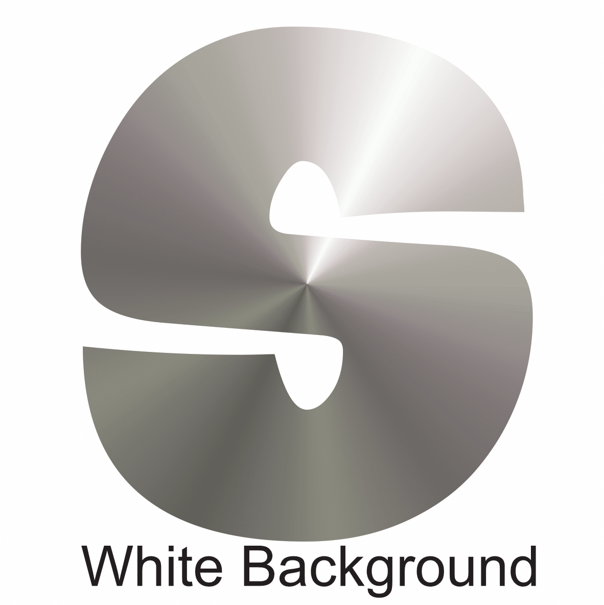 White Background-Silver