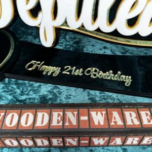 Elegant birthday key