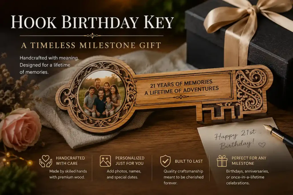 Hook Birthday Key – A Timeless Milestone Gift