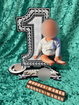 Unique patterned wooden artwork