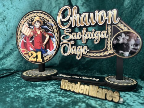 Decorative milestone birthday key