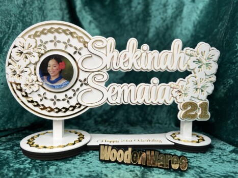 Custom birthday key with engraving