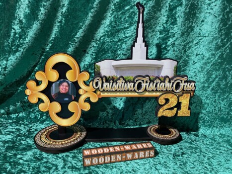 Detailed wood carving piece