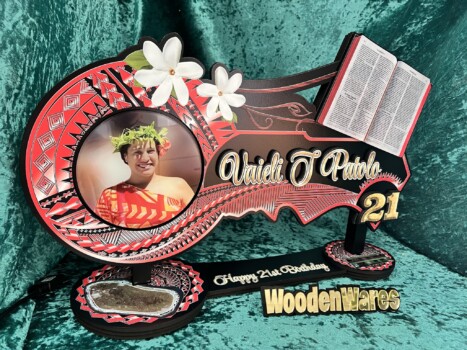 Personalized birthday key with details