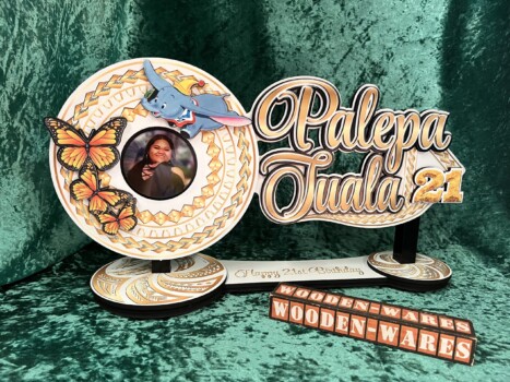 Detailed carved birthday key