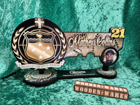 Sculpted birthday key