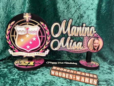 Textured birthday key