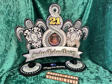 Twins turtle birthday key