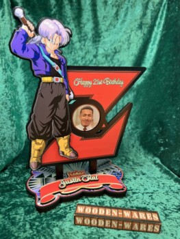 Contemporary birthday key with intricate design