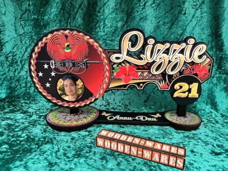 Sleek modern birthday key with refined details