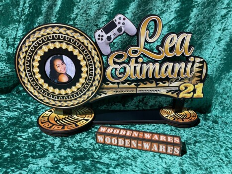 Beautiful Samoan wooden artwork