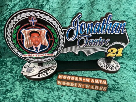 Samoan traditional wooden design