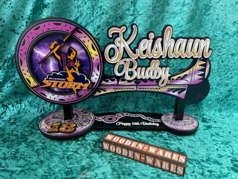 Traditional handcrafted wooden piece