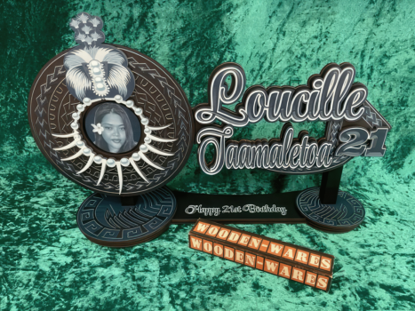 Black Samoan key holder