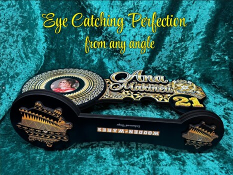 Eye-catching wooden artwork