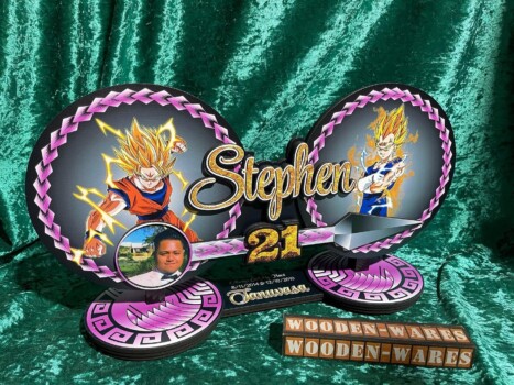 Handcrafted wooden key holder